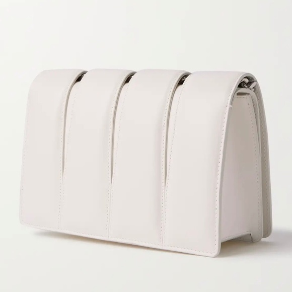 Alexander McQueen Ivory White Slash Stud-Detailing Shoulder Bag Satchel … - Picture 13 of 16
